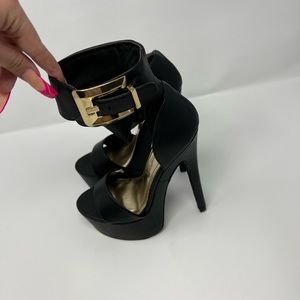 Sky high platform heels